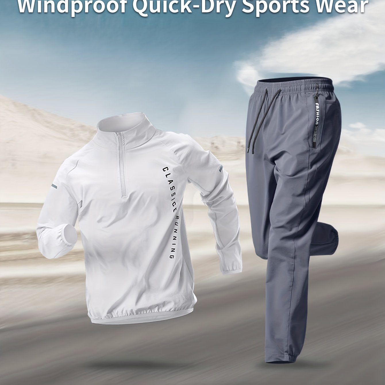 Ensemble de sport décontracté deux pièces pour homme