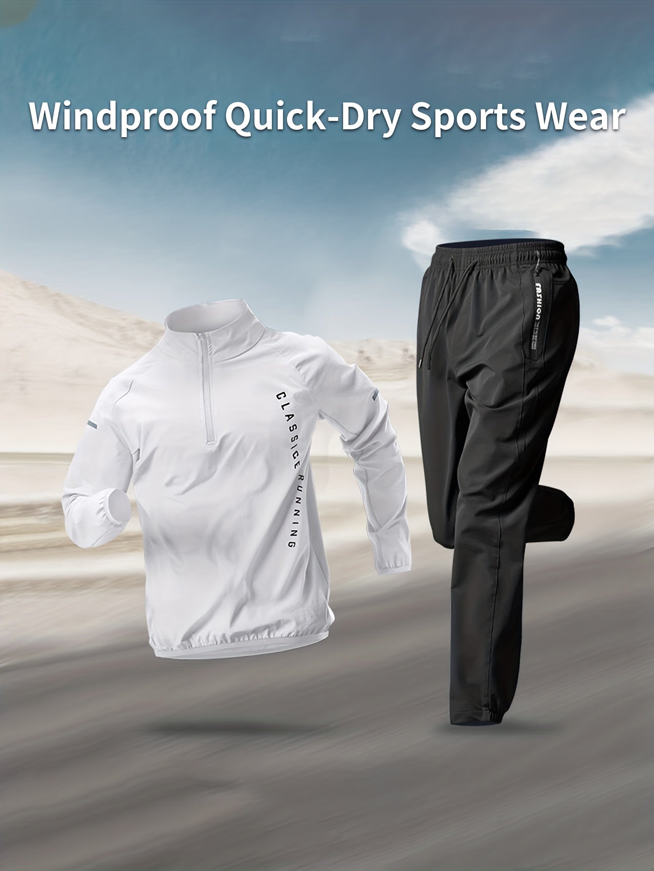 Ensemble de sport décontracté deux pièces pour homme