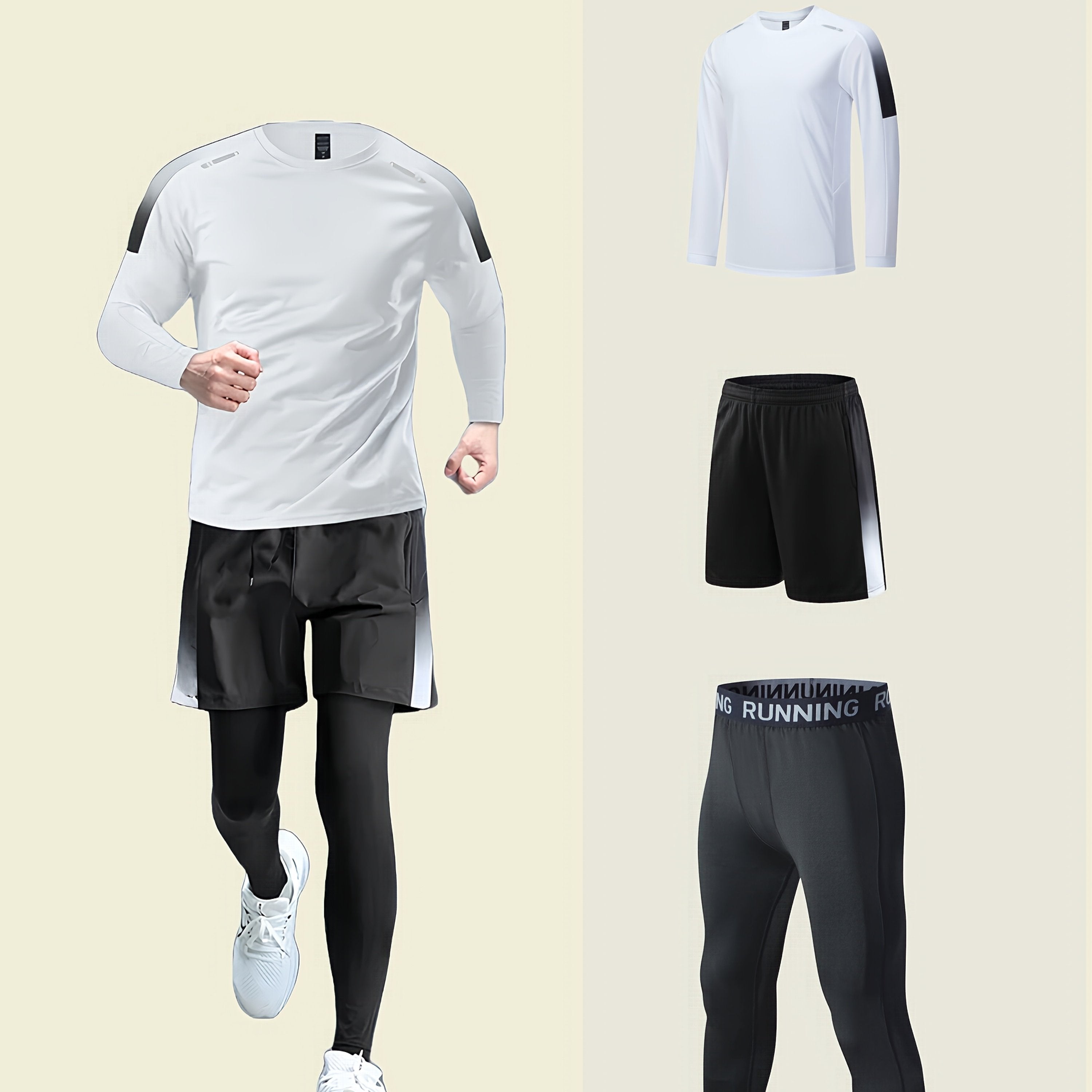 Ensemble de sport homme 3 pièces