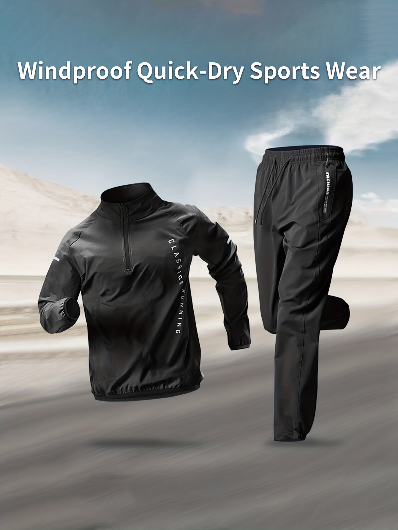 Ensemble de sport décontracté deux pièces pour homme