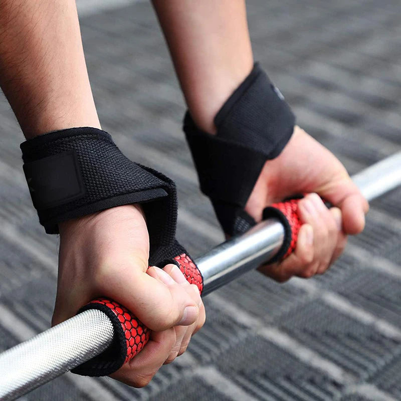 Sangles de levage antidérapantes en gel de silice pour haltérophilie