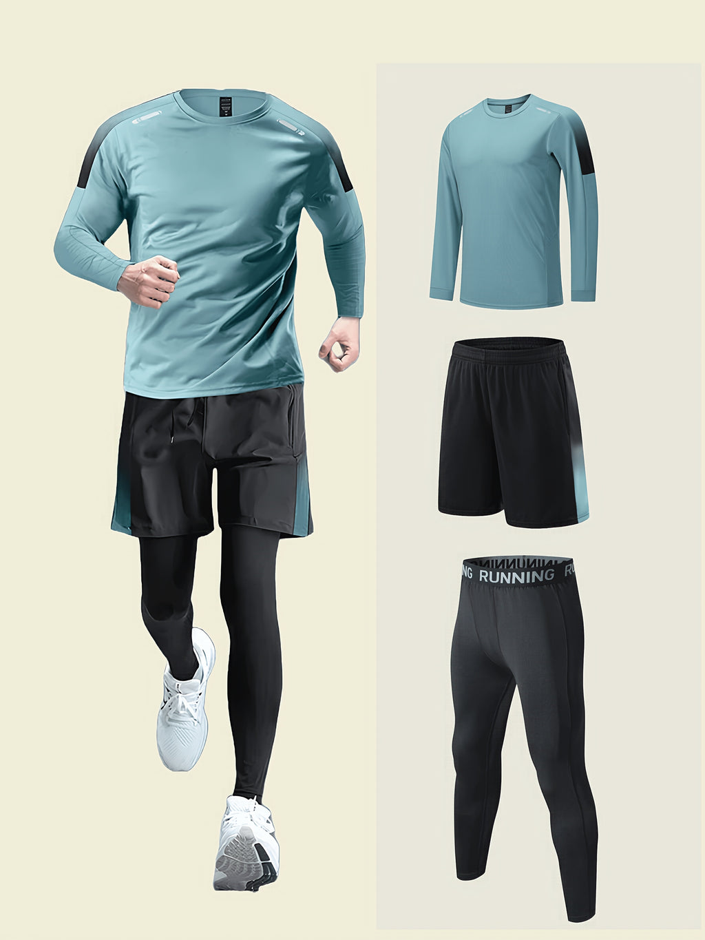 Ensemble de sport homme 3 pièces