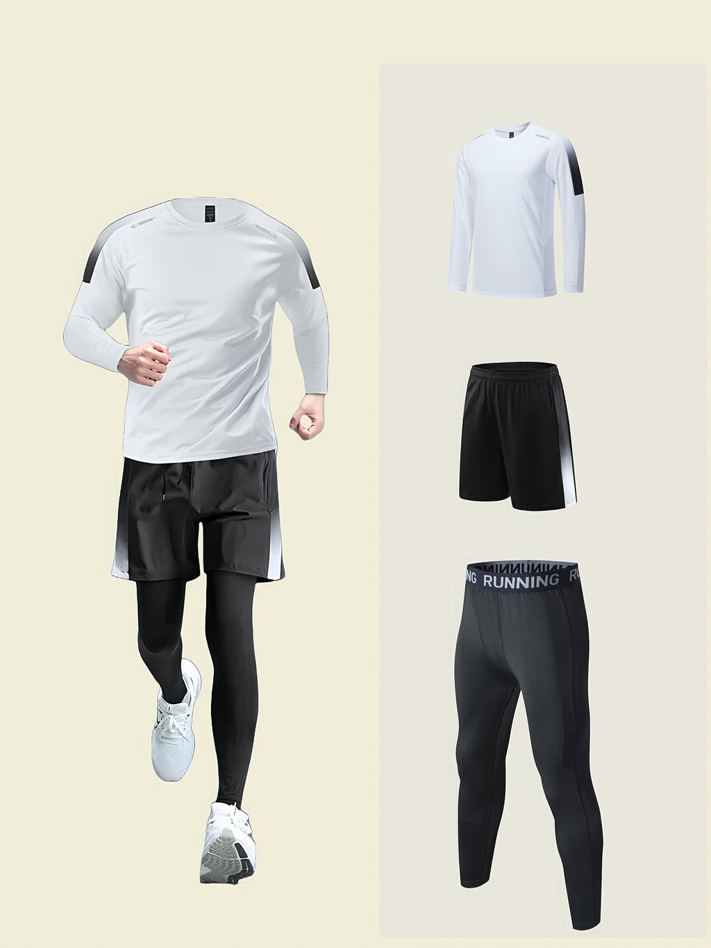 Ensemble de sport homme 3 pièces