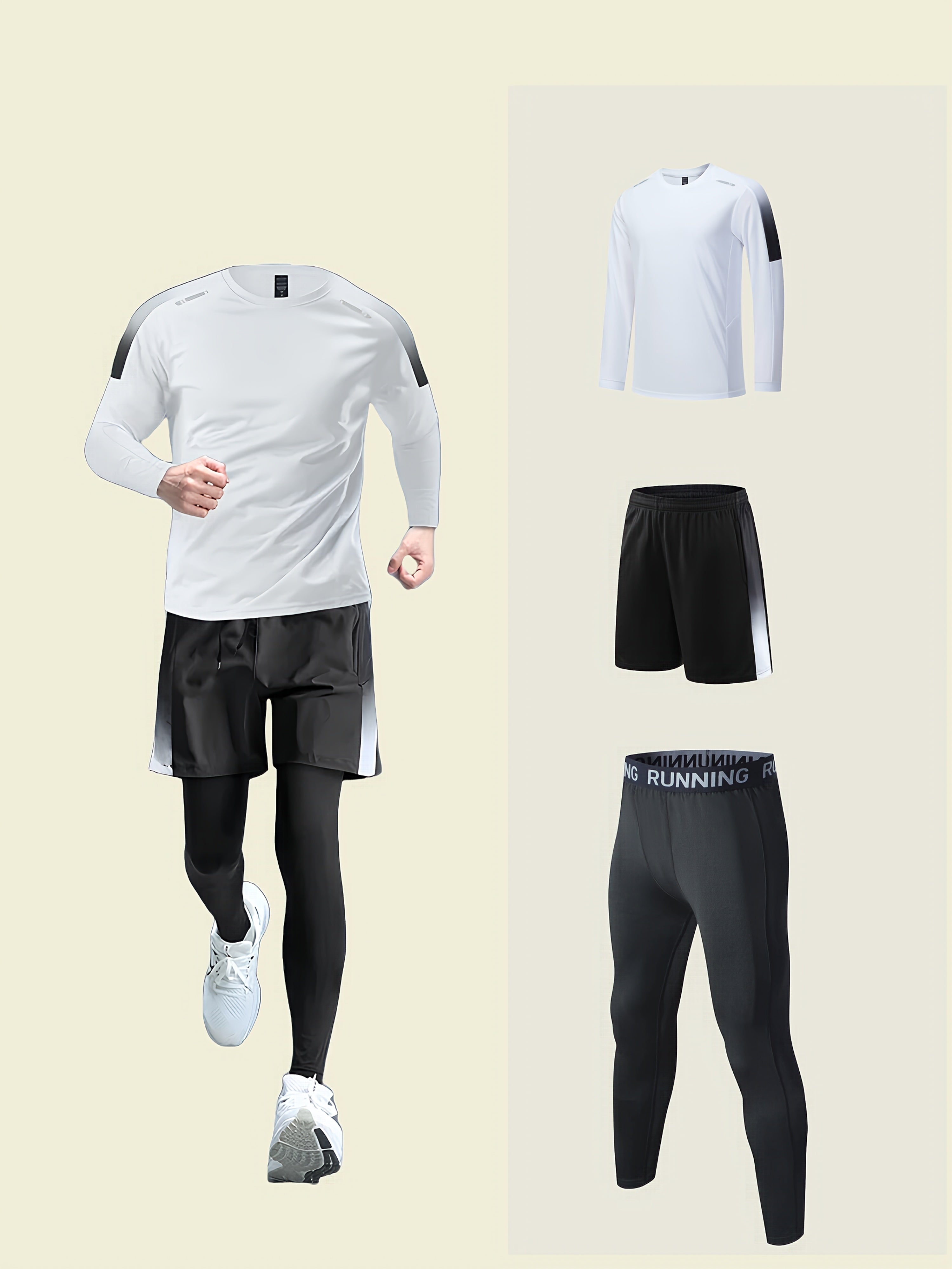 Ensemble de sport homme 3 pièces