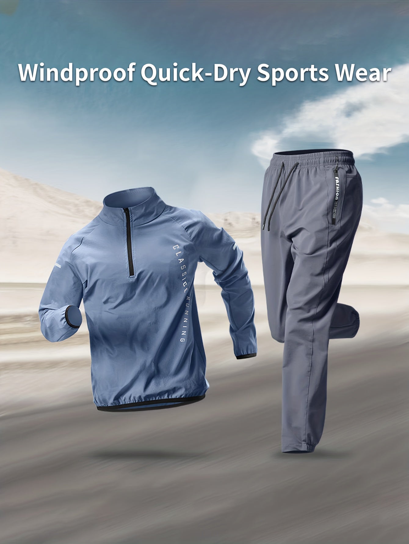 Ensemble de sport décontracté deux pièces pour homme